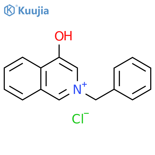 4-Hydroxy-2-(phenylmethyl)isoquinolinium structure