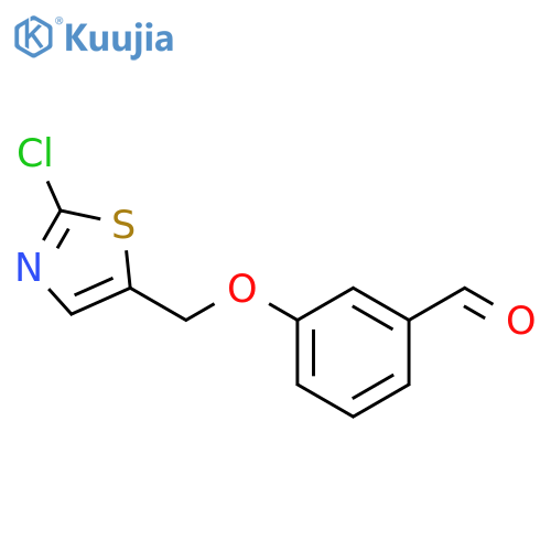 3-(2-Chloro-1,3-Thiazol-5-Yl)MethoxyBenzenecarbaldehyde structure