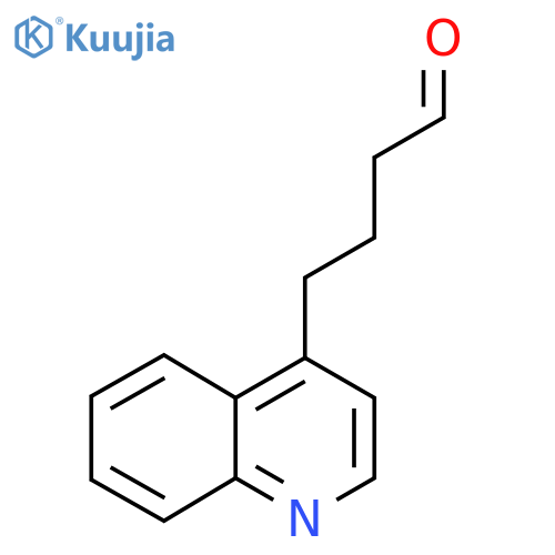 4-(quinolin-4-yl)butanal structure