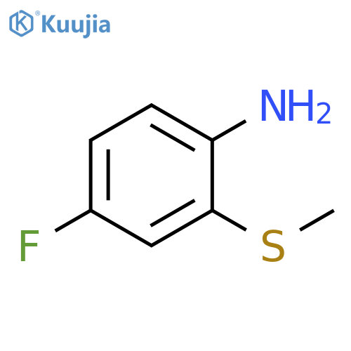 4-fluoro-2-(methylsulfanyl)aniline structure