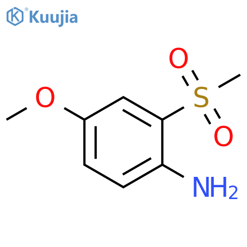2-methanesulfonyl-4-methoxyaniline structure