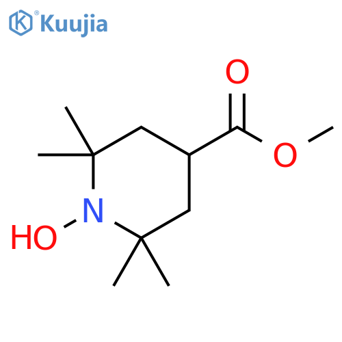 1-HYDROXY-4-CARBOXYL-2,2,6,6-TETRAMETHYLPIPERIDINE, METHYL ESTER structure