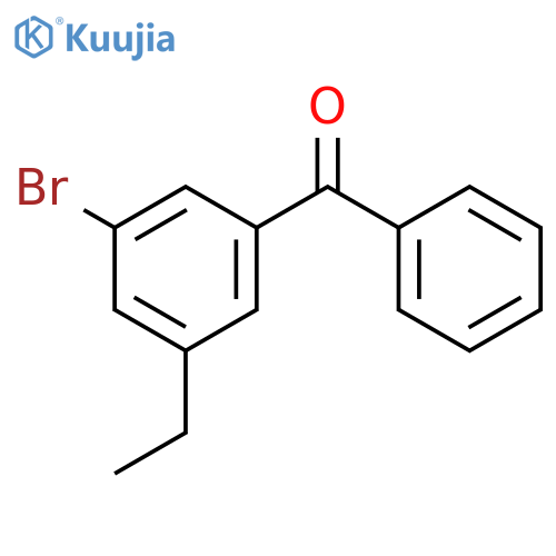 Methanone, (3-bromo-5-ethylphenyl)phenyl- structure