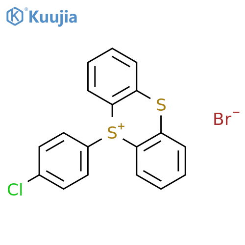 Thianthrenium, 5-(4-chlorophenyl)-, bromide structure
