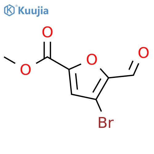 methyl 4-bromo-5-formylfuran-2-carboxylate structure