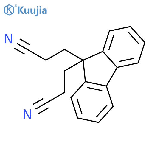 9,9-Fluorenedipropionitrile structure