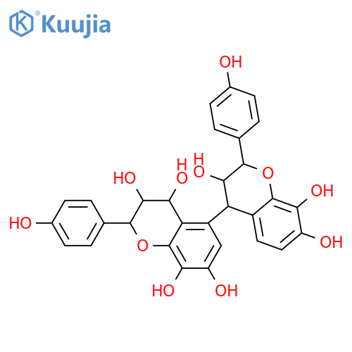 3,4',7,8-Tetrahydroxyflavan-(4→5)-3,4,4',7,8-pentahydroxyflavan; (2S,2''R,3R,3''R,4α,4''R)-form structure