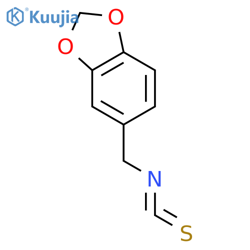 1,3-Benzodioxol-5-ylmethyl isothiocyanate structure
