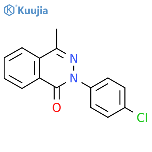 2-(4-CHLOROPHENYL)-4-METHYL-1(2H)-PHTHALAZINONE structure