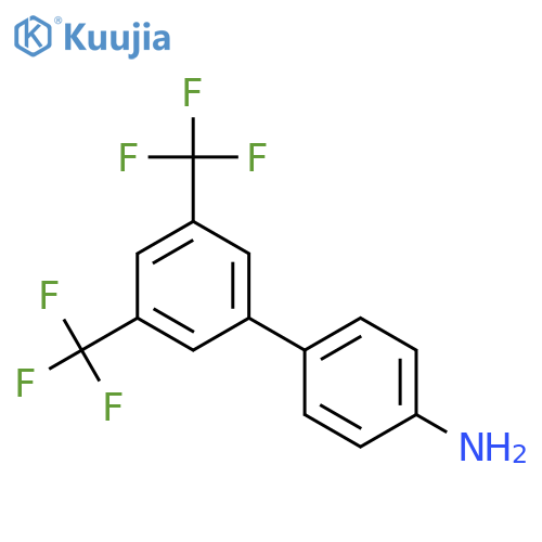 4-Amino-3',5'-bis(trifluoromethyl)biphenyl structure