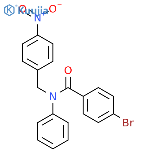 4-Bromo-N-(4-nitro-benzyl)-N-phenyl-benzamide structure