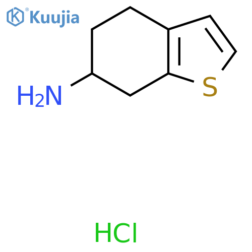 4,5,6,7-Tetrahydrobenzo[B]thiophen-6-amine hcl structure