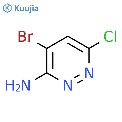 4-bromo-6-chloropyridazin-3-amine structure