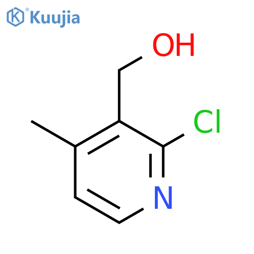 2-chloro-4-methyl-3-Pyridinemethanol structure