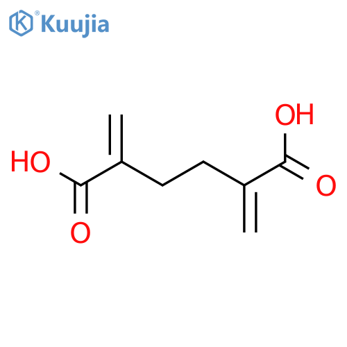 2,5-dimethylidenehexanedioic acid structure