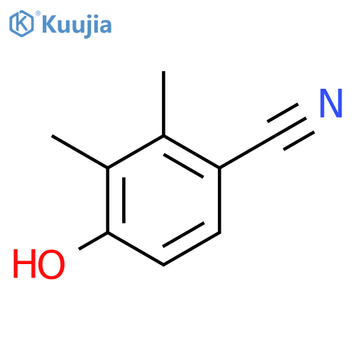 4-Hydroxy-2,3-dimethylbenzonitrile structure