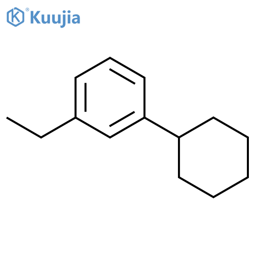 Benzene, 1-cyclohexyl-3-ethyl- structure