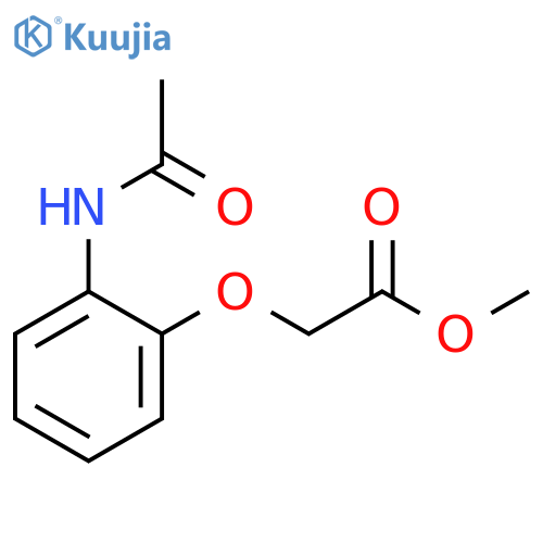 methyl [2-(acetylamino)phenoxy]acetate structure