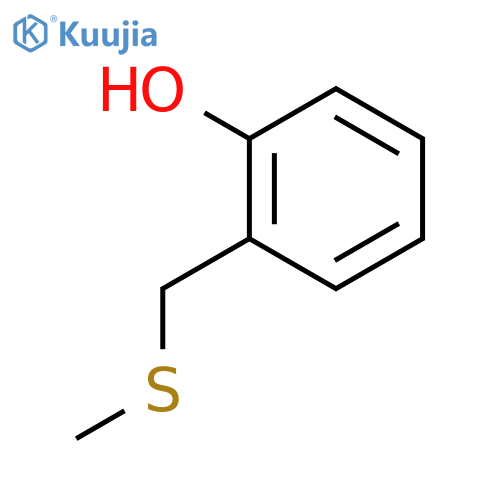Phenol,2-[(methylthio)methyl]- structure