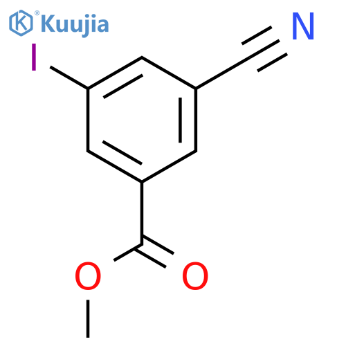 Methyl 3-Cyano-5-iodobenzoate structure