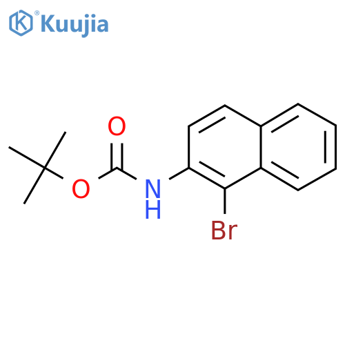 tert-butyl N-(1-bromonaphthalen-2-yl)carbamate structure