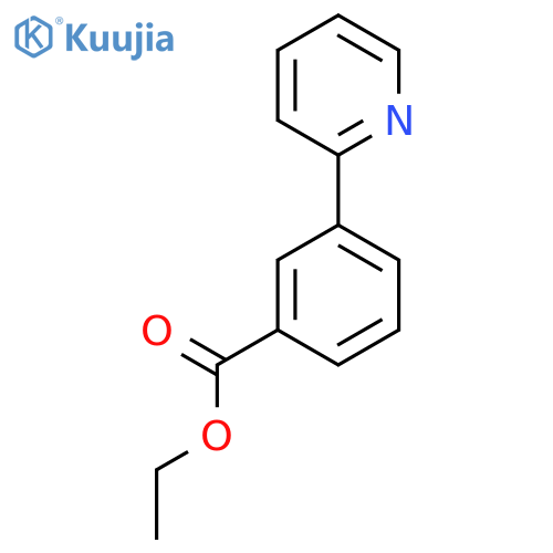 Ethyl 3-(pyridin-2-yl)benzoate structure