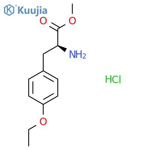 O-Ethyl-L-tyrosine methyl ester hydrochloride structure