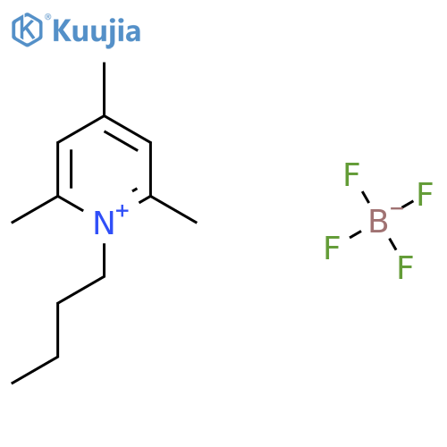 1-Butyl-2,4,6-trimethylpyridin-1-ium; tetrafluoroboranuide structure