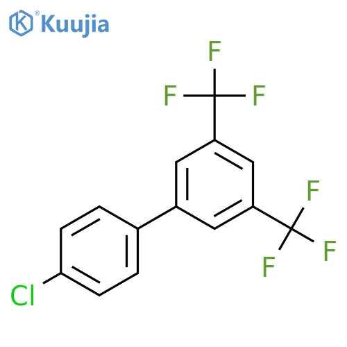 1,1'-Biphenyl, 4'-chloro-3,5-bis(trifluoromethyl)- structure