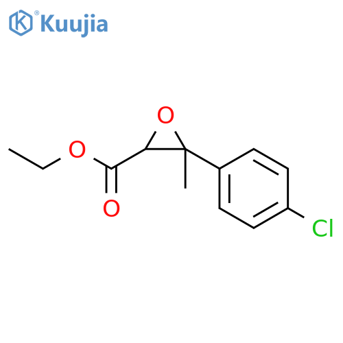 Ethyl 3-(4-chlorophenyl)-3-methyloxirane-2-carboxylate structure