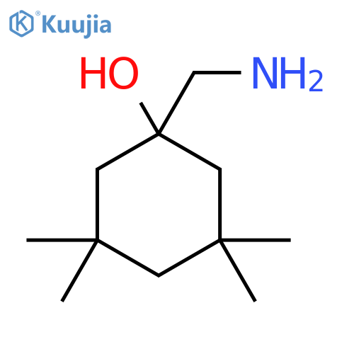 1-(aminomethyl)-3,3,5,5-tetramethylcyclohexan-1-ol structure