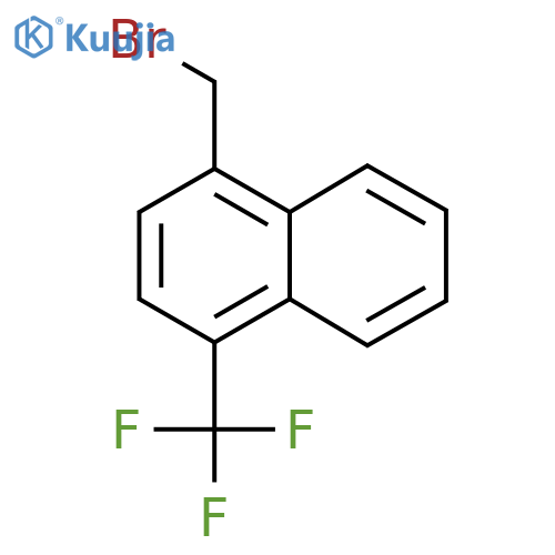4-(Bromomethyl)-1-(trifluoromethyl)naphthalene structure