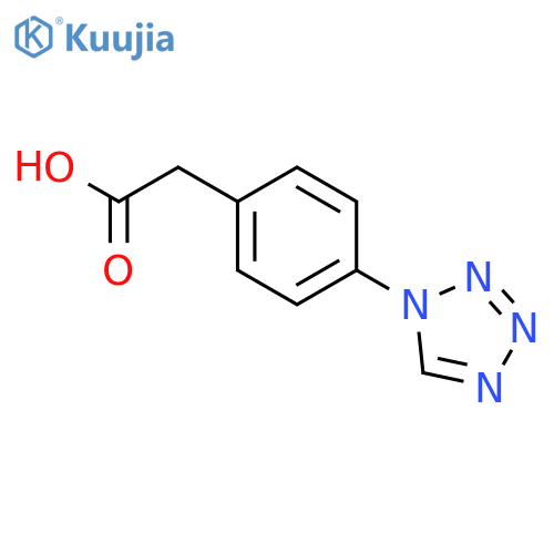 4-(1H-Tetraazol-1-yl)phenylacetic Acid structure