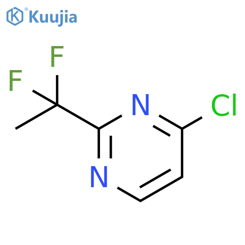 Pyrimidine, 4-chloro-2-(1,1-difluoroethyl)- structure