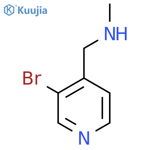 (3-bromopyridin-4-yl)methyl(methyl)amine structure