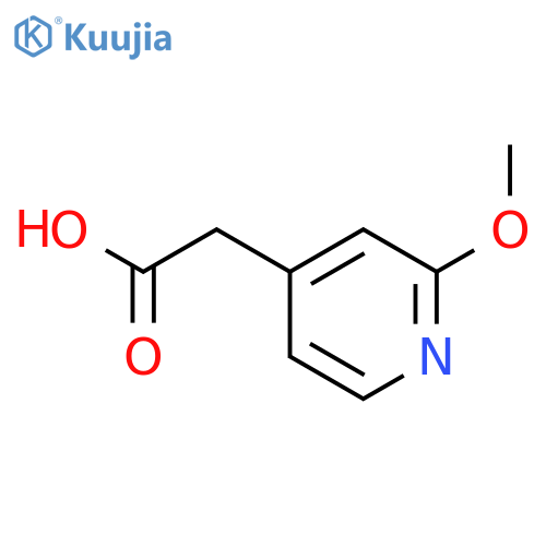 2-(2-Methoxypyridin-4-yl)acetic acid structure