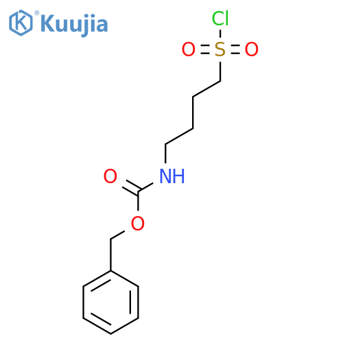 benzyl N-4-(chlorosulfonyl)butylcarbamate structure