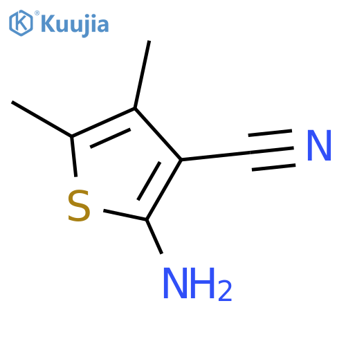 2-Amino-4,5-dimethylthiophene-3-carbonitrile structure