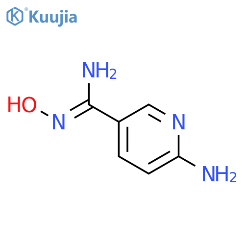 (Z)-6-amino-N'-hydroxypyridine-3-carboximidamide structure