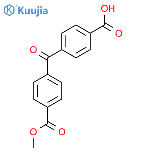 4-(4-(Methoxycarbonyl)benzoyl)benzoic acid structure
