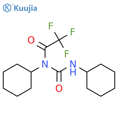 Acetamide,N-cyclohexyl-N-[(cyclohexylamino)carbonyl]-2,2,2-trifluoro- structure