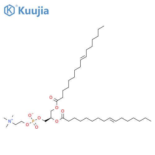 1,2-dipalmitoleoyl-sn-glycero-3-phosphocholine structure