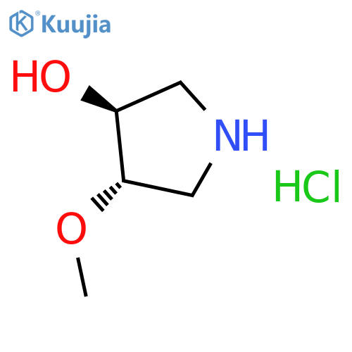 (3S,4S)-4-methoxypyrrolidin-3-ol hydrochloride structure