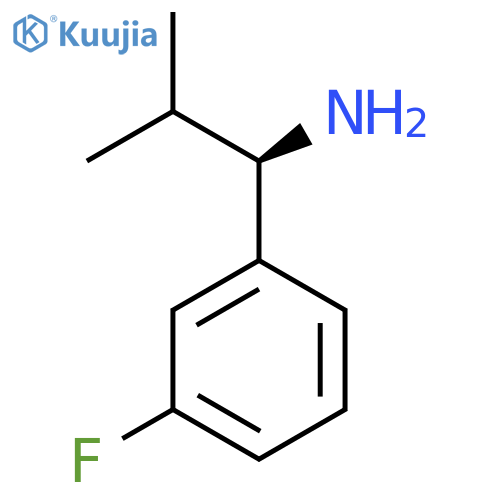 (R)-1-(3-Fluorophenyl)-2-methylpropan-1-amine structure