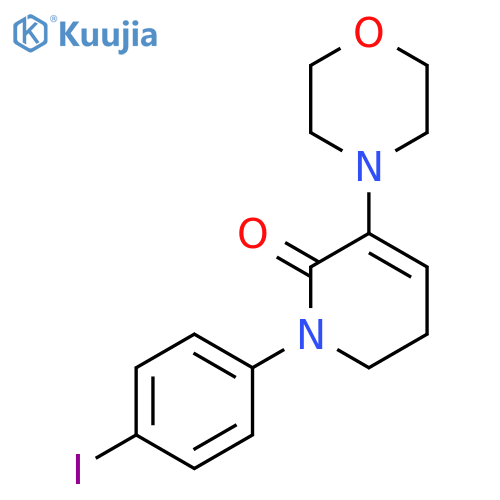 1-(4-Iodophenyl)-3-morpholino-5,6-dihydropyridin-2(1H)-one structure