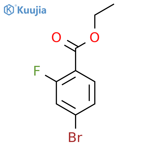 ethyl 4-bromo-2-fluoro-benzoate structure