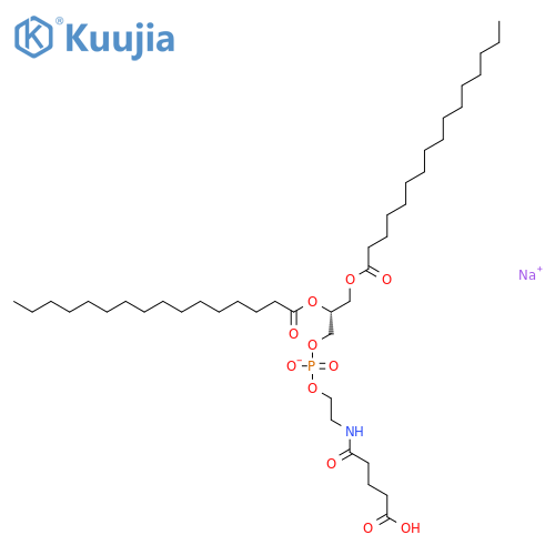 sodium,2-(4-carboxybutanoylamino)ethyl [(2R)-2,3-di(hexadecanoyloxy)propyl] phosphate structure