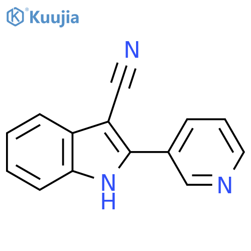 2-Pyridin-3-yl-1H-indole-3-carbonitrile structure