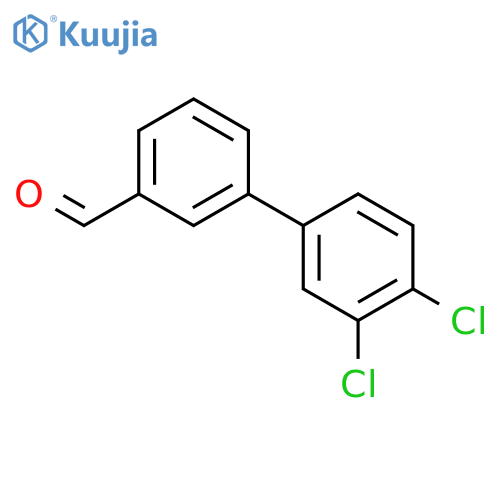 3',4'-Dichlorobiphenyl-3-carbaldehyde structure
