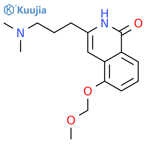 1(2H)-ISOQUINOLINONE, 3-[3-(DIMETHYLAMINO)PROPYL]-5-(METHOXYMETHOXY)- structure